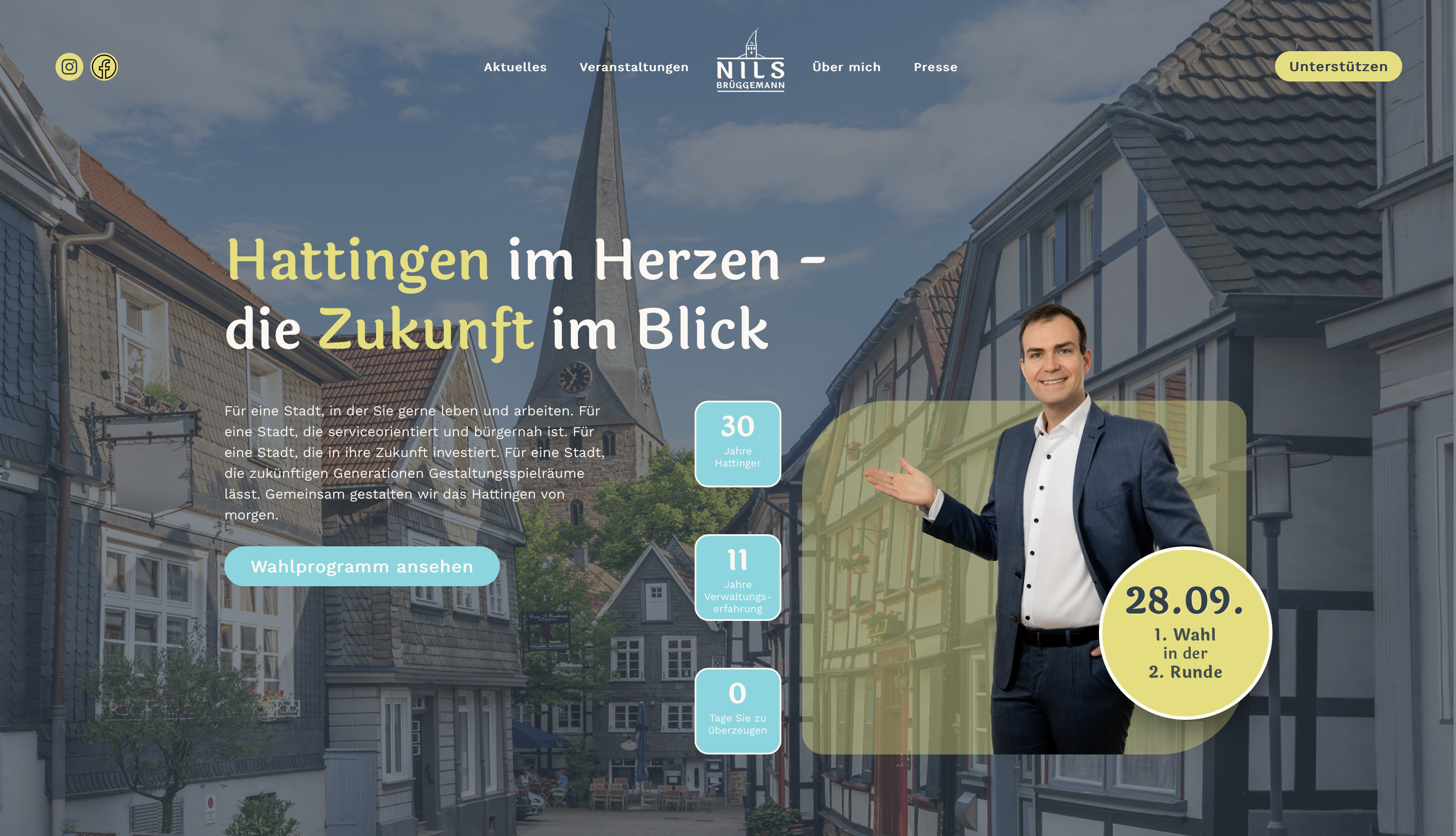 Nils Brüggemann Website Screenshot